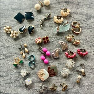 Vintage Clip-On Earring Bundel